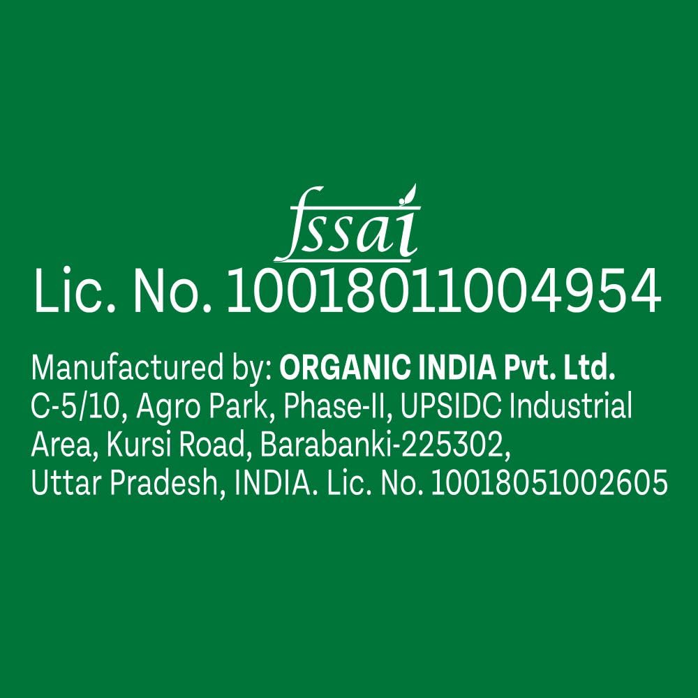 A TATA Product - Organic India Moringa Powder, Dietary Supplement, Superfood, Rich In Vitamins, Minerals & Amino Acids, For Immunity, Digestion & Energy, Gluten Free, Certified Organic, 200g, Pouch
