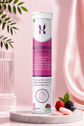 GLUTAVIDA ADVANCE Premium Glutathione Effervescent Tablets With Hyaluronic Acid, Lycopene, Vitamins C & E for Skin Hydration, Antioxidant Support And Healthy Glow.