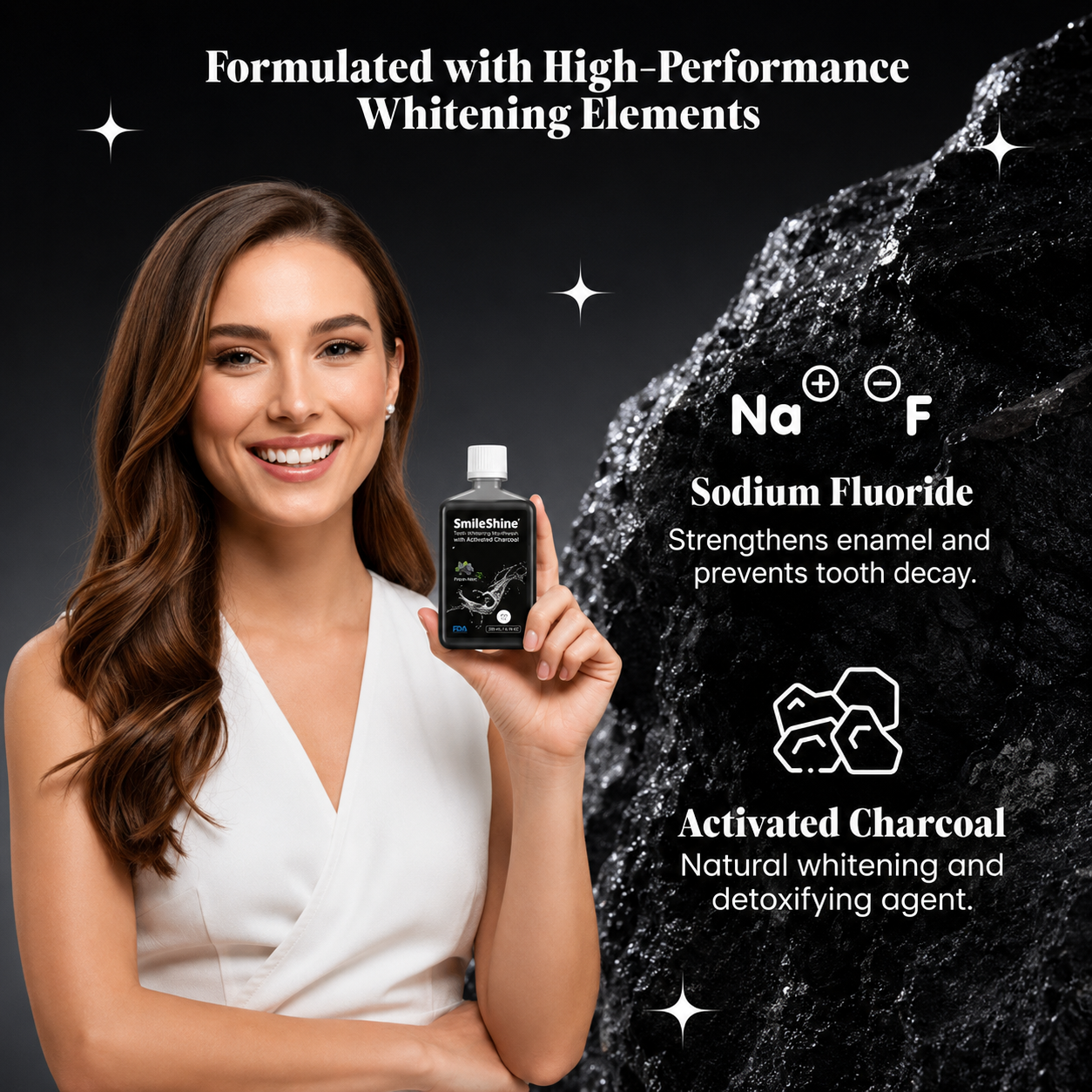 Activated Charcoal Mouthwash - 200ml